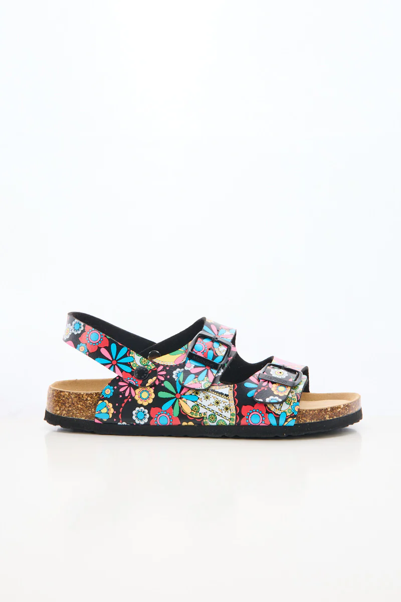 Maibulun | Double Strap Slingback Footbed Sandal - Multi - Image 9