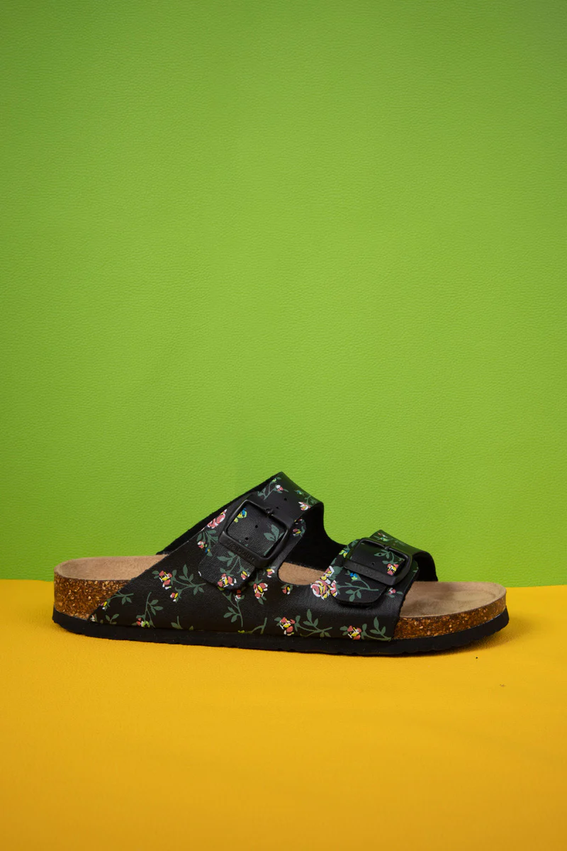 MAIBULUN | Graylynn Floral Printed Footbed Sandal - Image 7