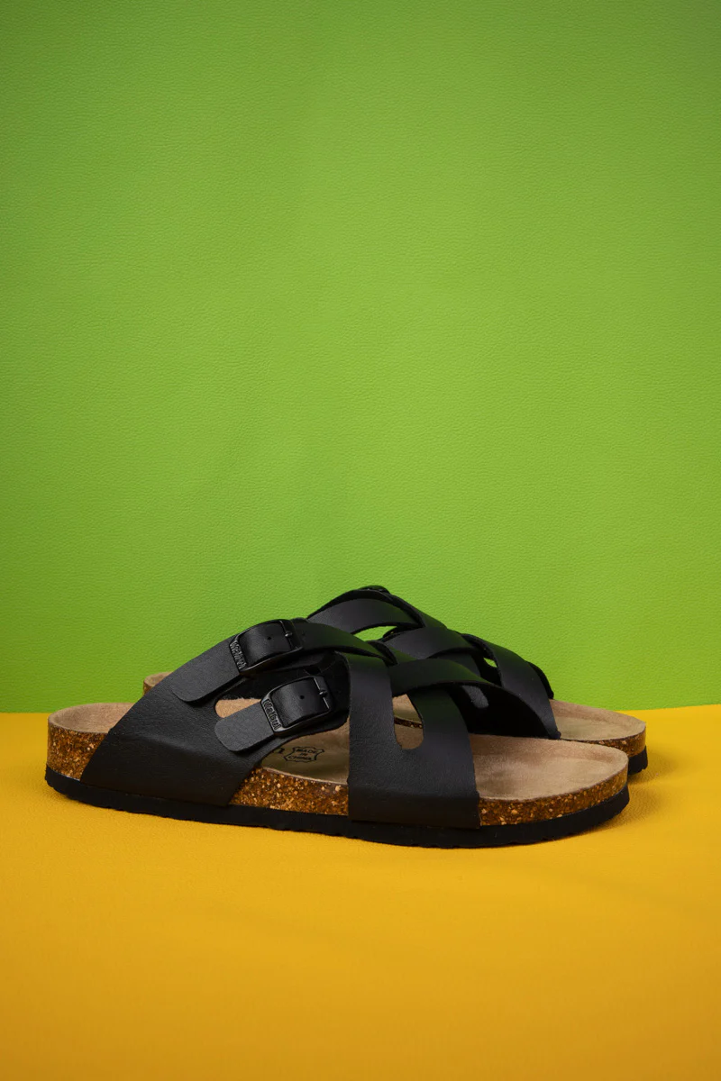 MAIBULUN | Layana Double Criss Cross Footbed Sandal - Image 5
