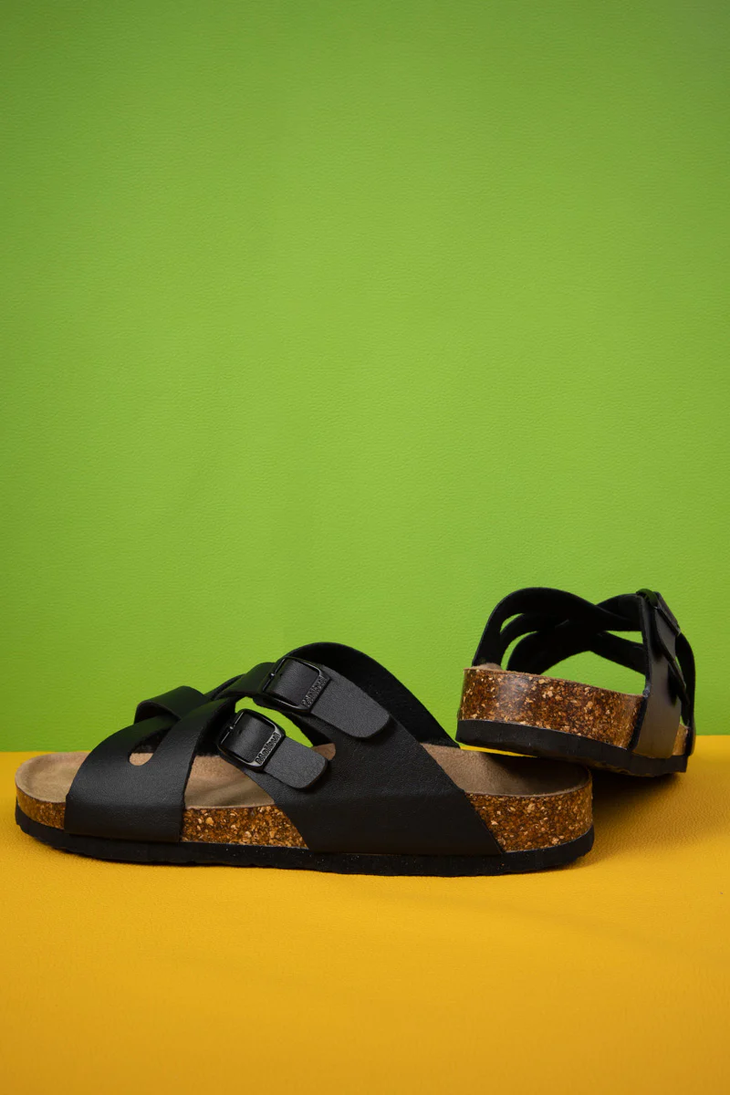 MAIBULUN | Layana Double Criss Cross Footbed Sandal - Image 8