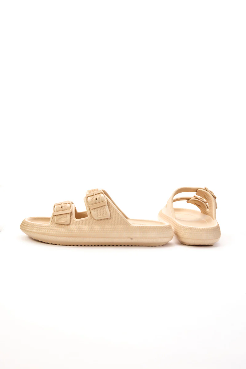 Maibulun | Marshmallow Step Double Strap Sandal - Apricot - Image 10