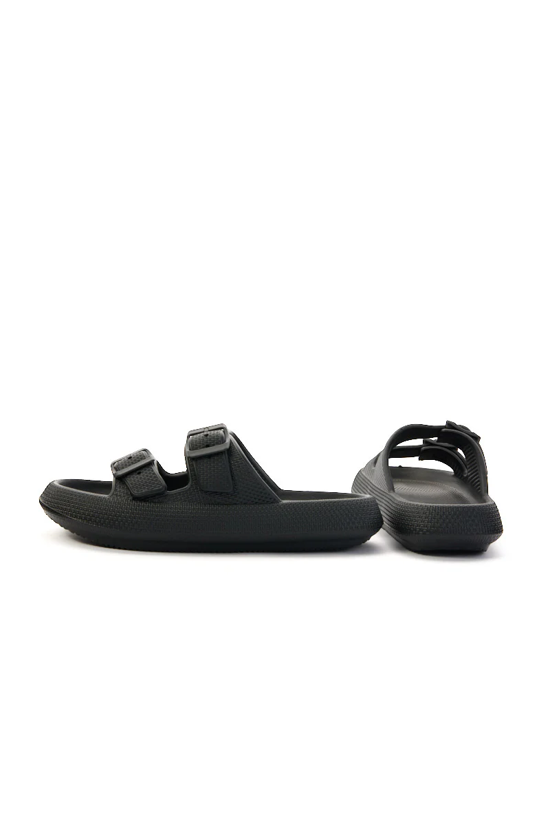 Maibulun | Marshmallow Step Double Strap Sandal - Black - Image 10