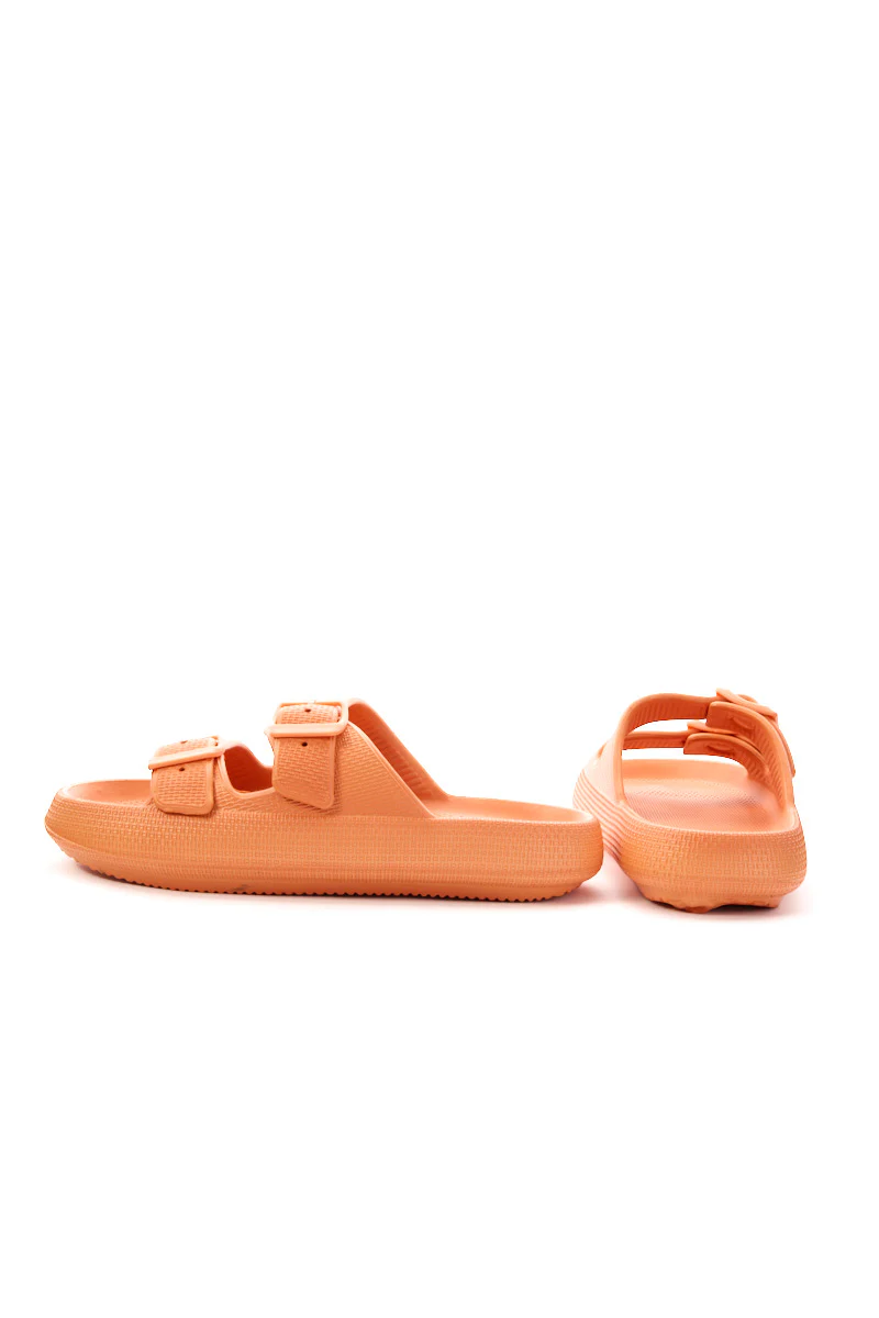 Maibulun | Marshmallow Step Double Strap Sandal - Orange - Image 10