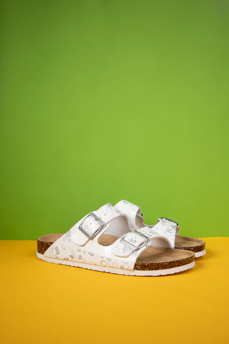 MAIBULUN | Paradera Floral Printed Double Strap Sandal - Image 2