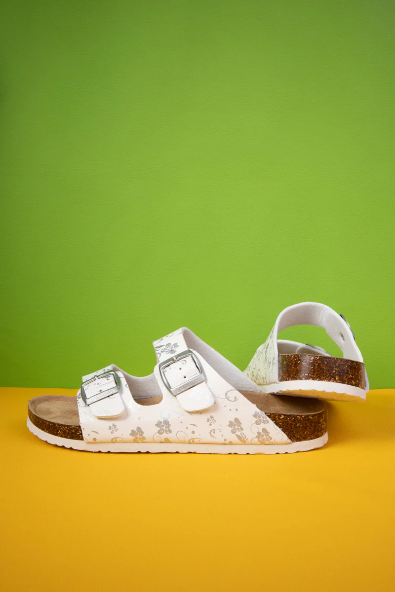 MAIBULUN | Paradera Floral Printed Double Strap Sandal - Image 4