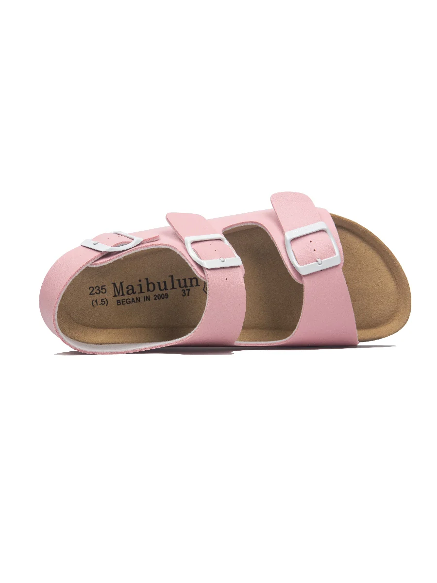 Maibulun - Pink Double-Strap Slingback Sandals - Image 3