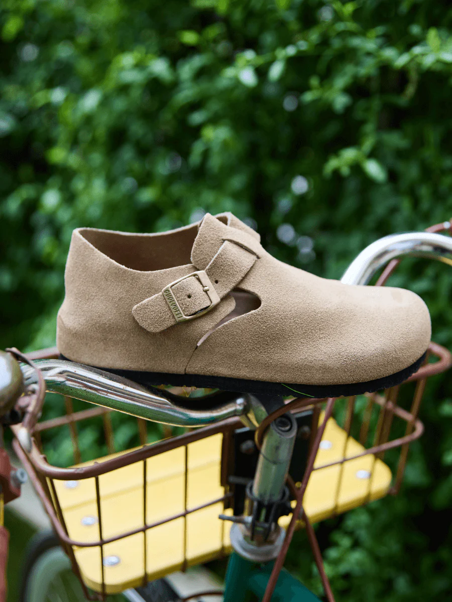 MAIBULUN | Seashore Suede Clog Loafer - Khaki - Image 7
