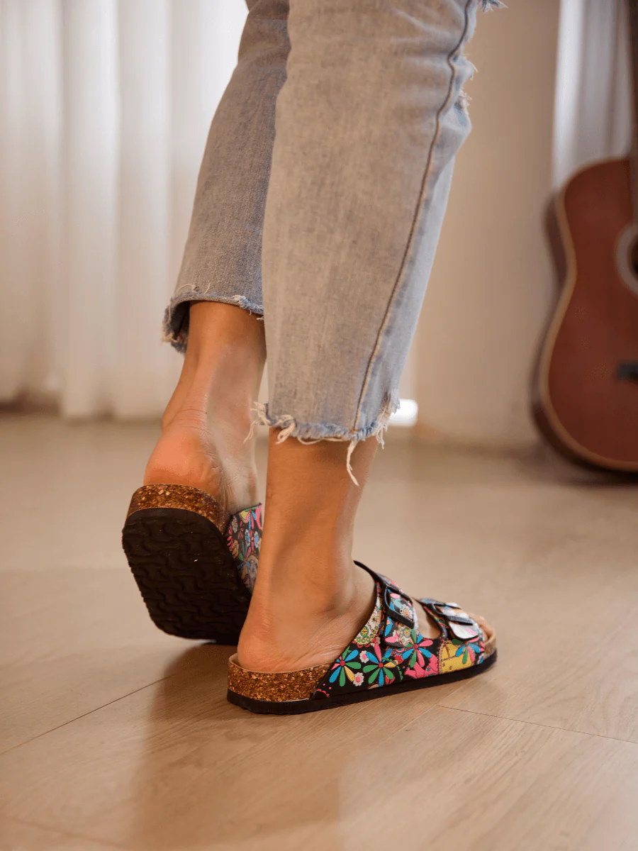 Maibulun | Signature Double Strap Footbed Sandal - Multi - Image 3