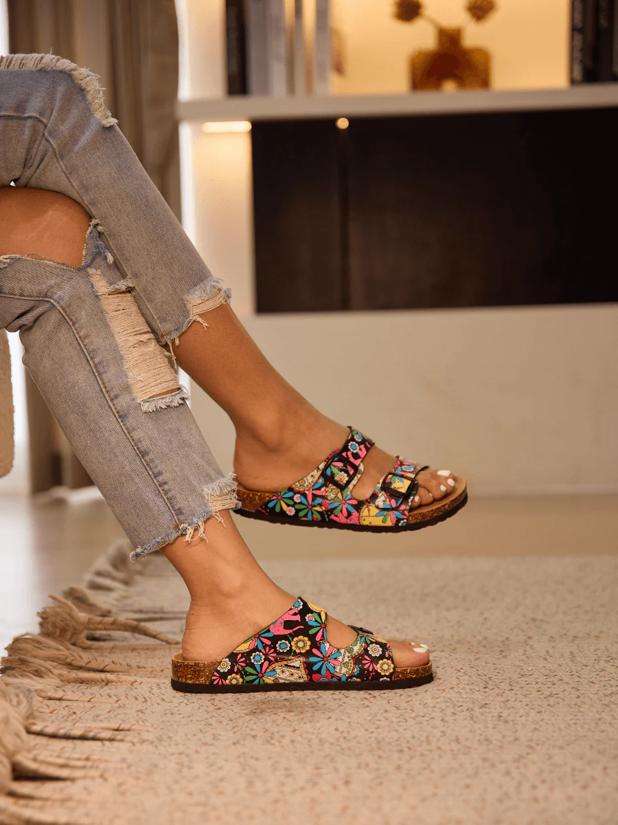Maibulun | Signature Double Strap Footbed Sandal - Multi - Image 4
