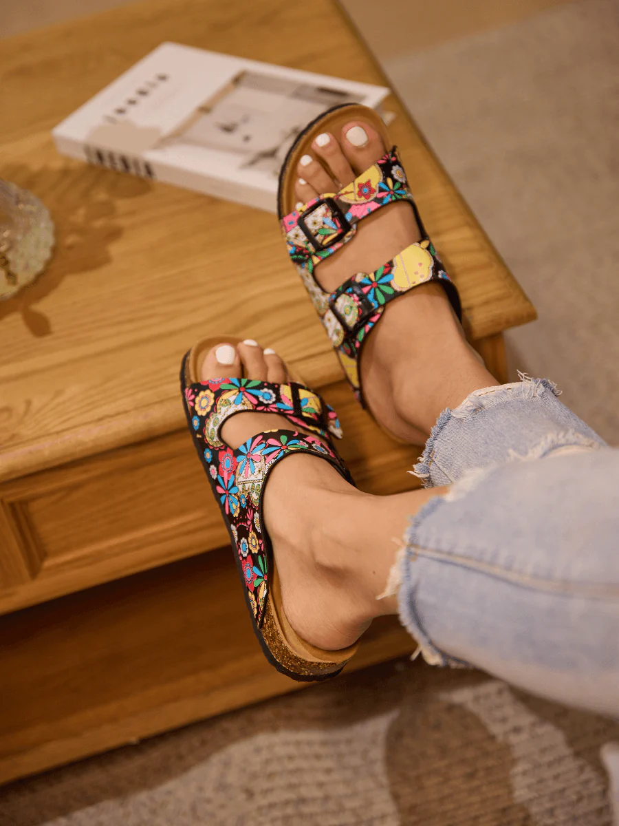 Maibulun | Signature Double Strap Footbed Sandal - Multi - Image 5