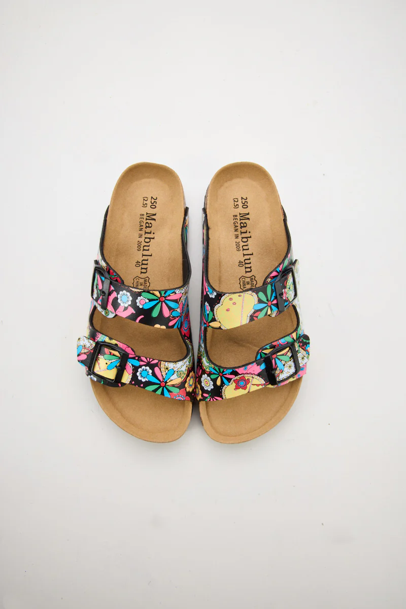 Maibulun | Signature Double Strap Footbed Sandal - Multi - Image 6