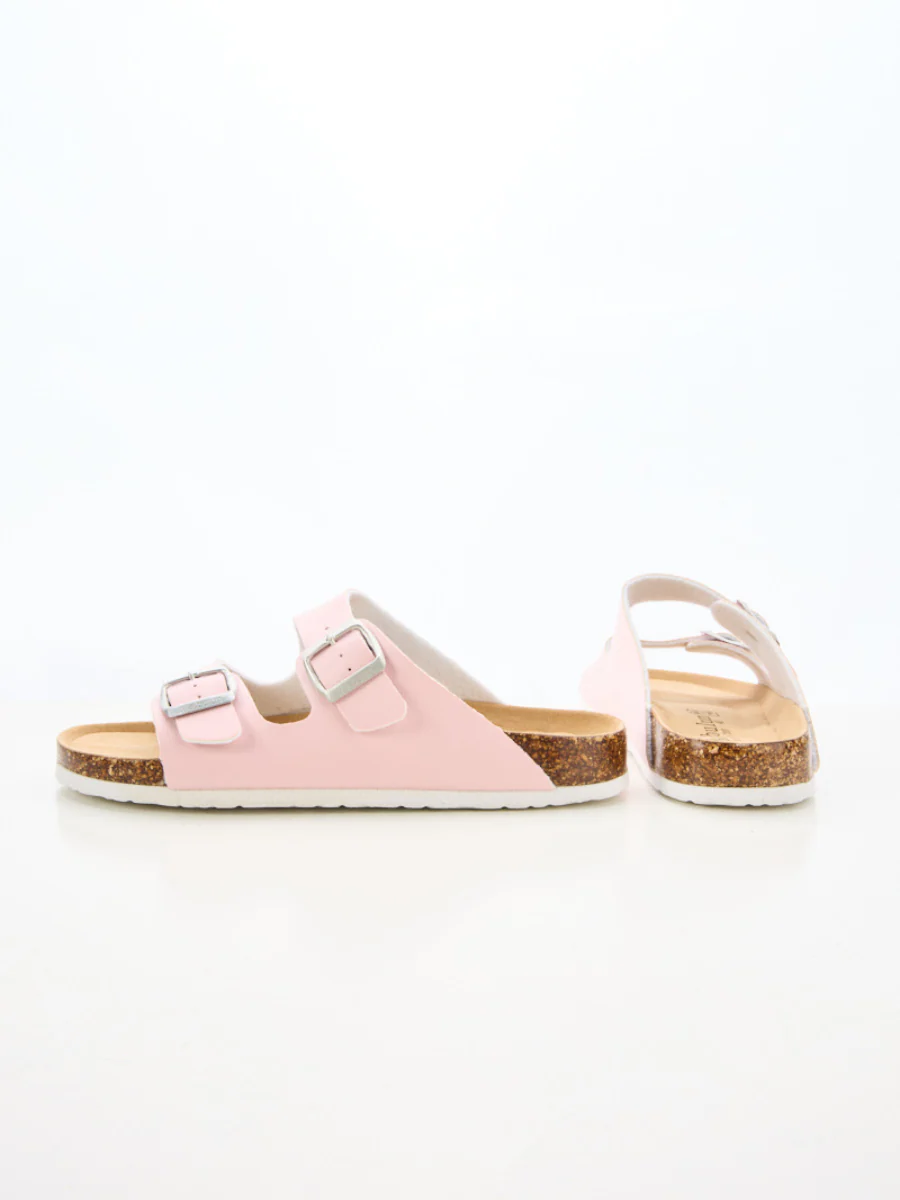 Maibulun | Signature Double Strap Footbed Sandal - Pink - Image 10