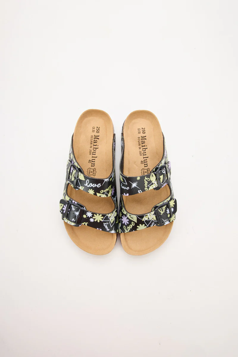 Maibulun | Signature Double Strap Footbed Sandal - Yellow - Image 8