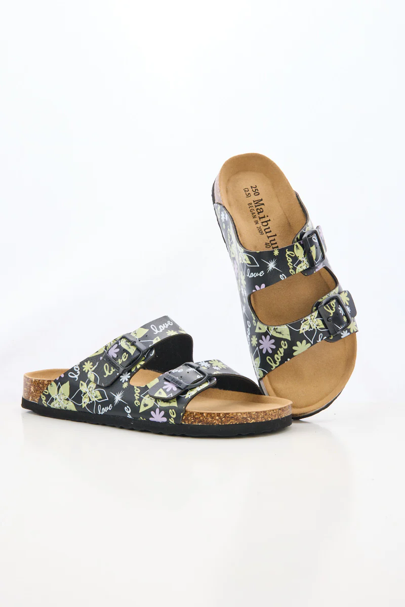 Maibulun | Signature Double Strap Footbed Sandal - Yellow - Image 9
