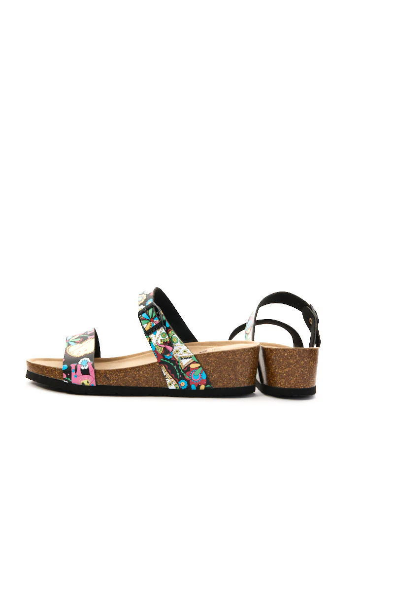 Maibulun | Stark Strap Footbed Wedges - Multi - Image 10
