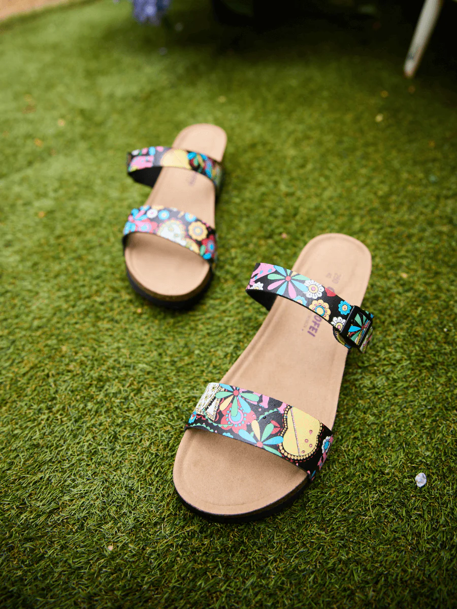 Maibulun | Stark Strap Footbed Wedges - Multi - Image 8