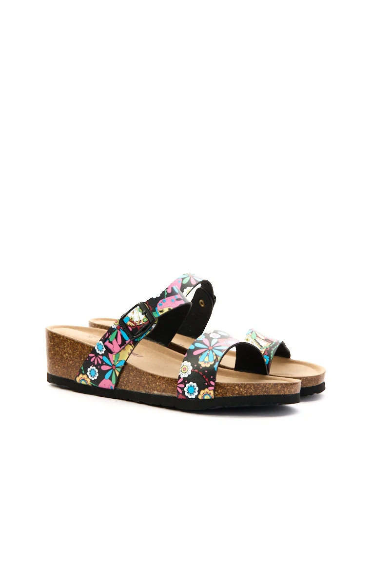 Maibulun | Stark Strap Footbed Wedges - Multi - Image 9