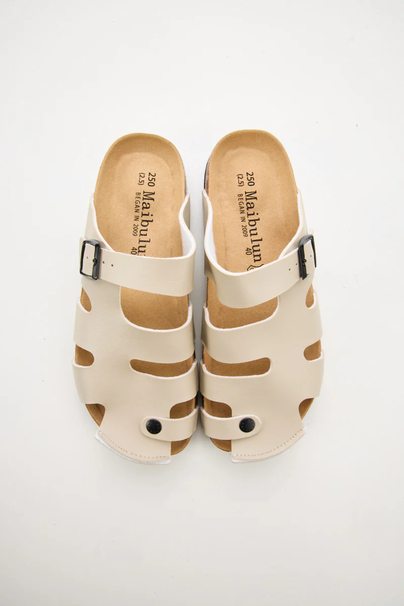 MAIBULUN | Summer Picnic Cut-Out Clog - Apricot - Image 8