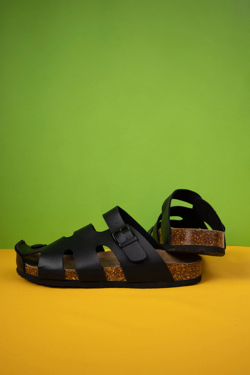 MAIBULUN | Summer Picnic Cut-Out Clog - Black - Image 10