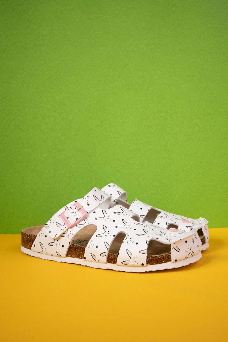 MAIBULUN | Summer Picnic Cut-Out Clog - Cream - Image 5