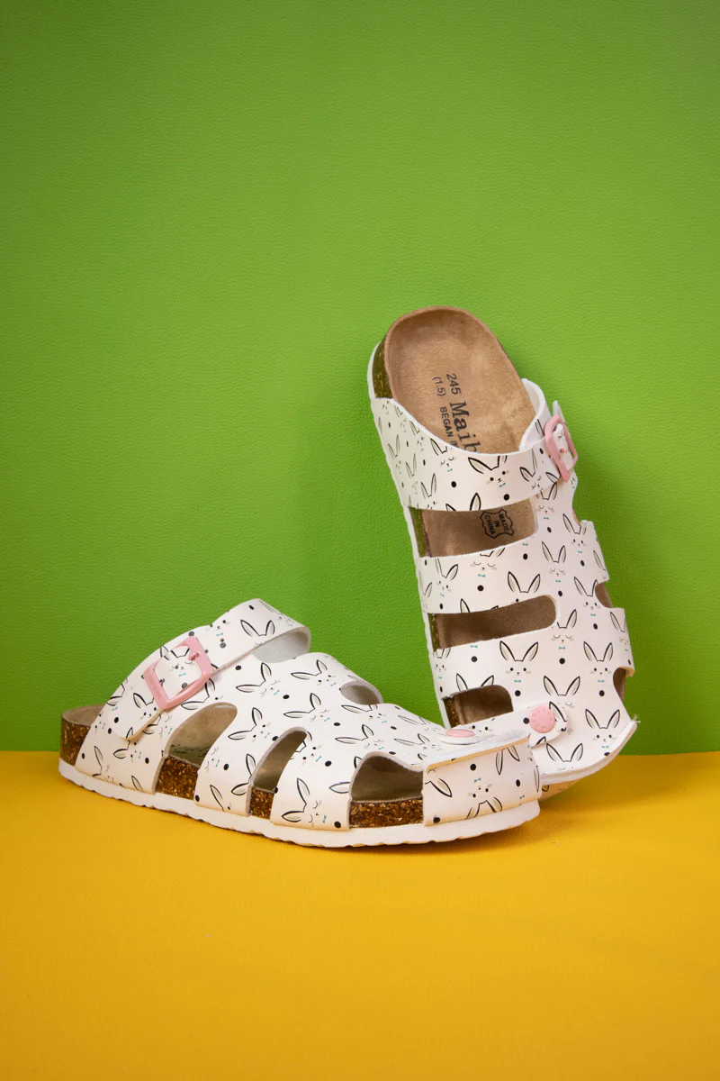 MAIBULUN | Summer Picnic Cut-Out Clog - Cream - Image 6