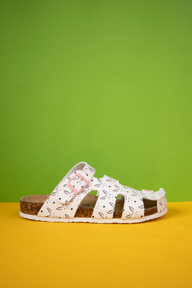 MAIBULUN | Summer Picnic Cut-Out Clog - Cream - Image 7