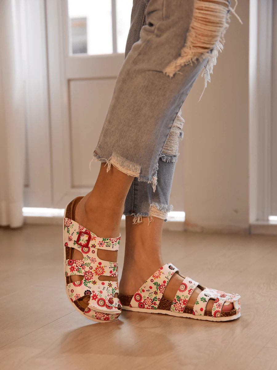 MAIBULUN | Summer Picnic Cut-Out Clog - Floral - Image 2