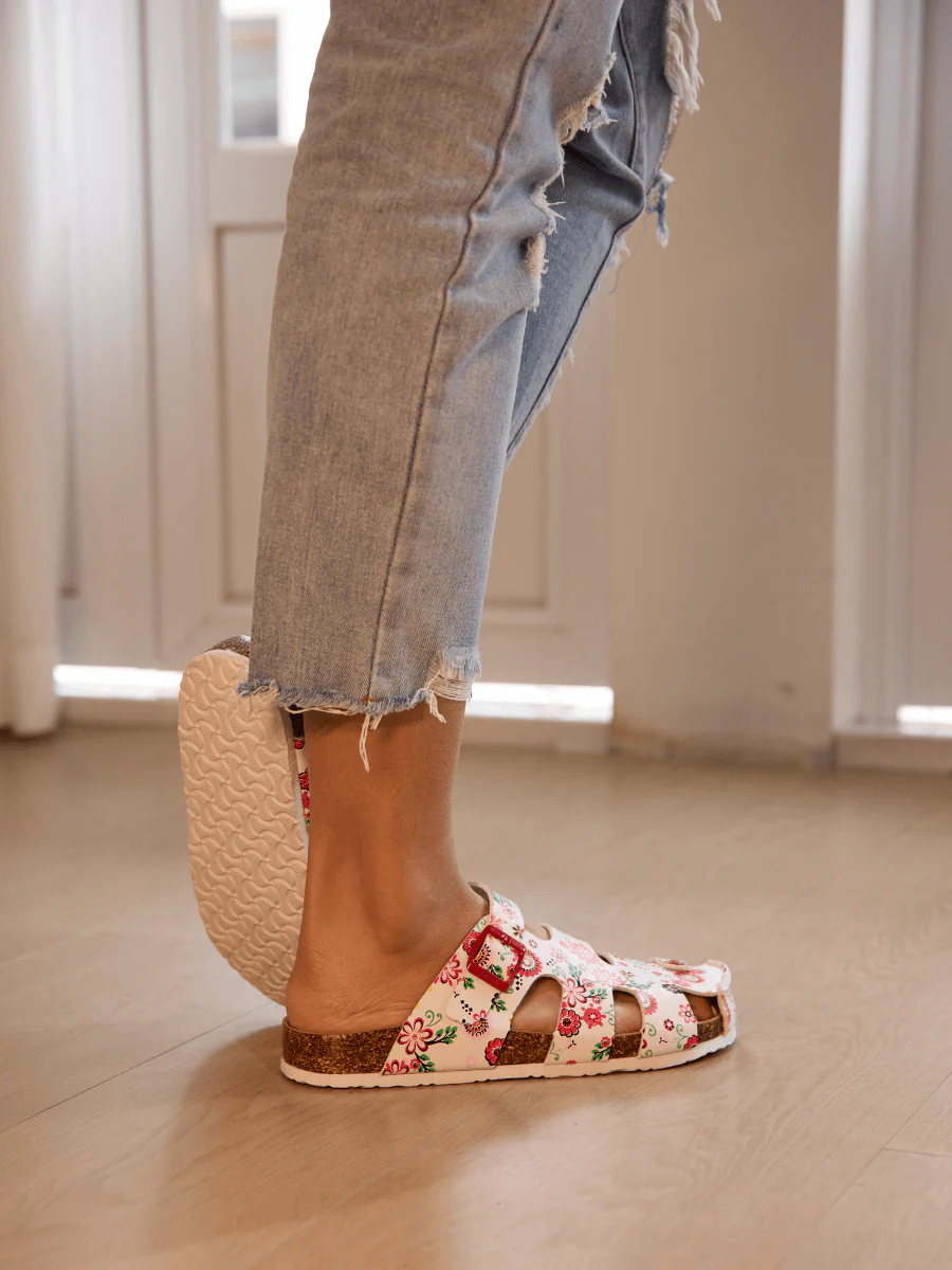MAIBULUN | Summer Picnic Cut-Out Clog - Floral - Image 3