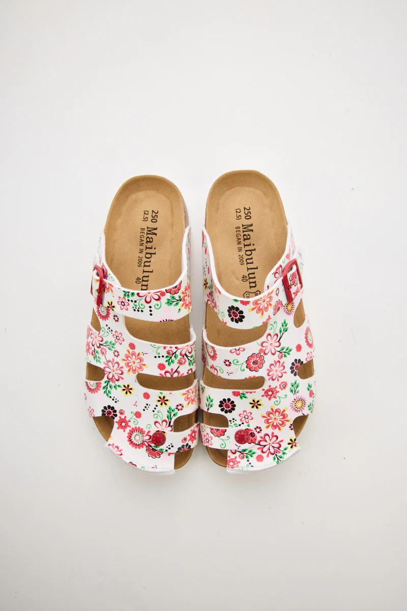 MAIBULUN | Summer Picnic Cut-Out Clog - Floral - Image 7