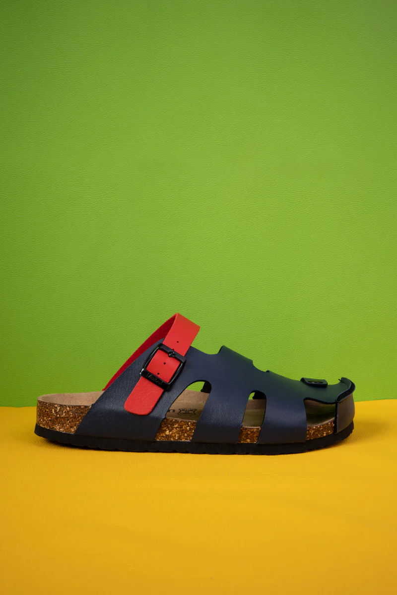 MAIBULUN | Summer Picnic Cut-Out Clog - Navy - Image 6