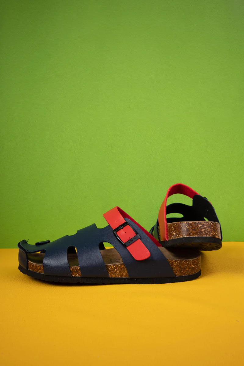 MAIBULUN | Summer Picnic Cut-Out Clog - Navy - Image 7
