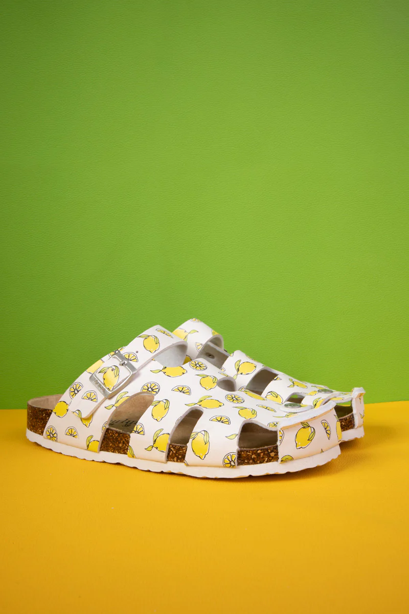 MAIBULUN | Summer Picnic Cut-Out Clog - Yellow - Image 3