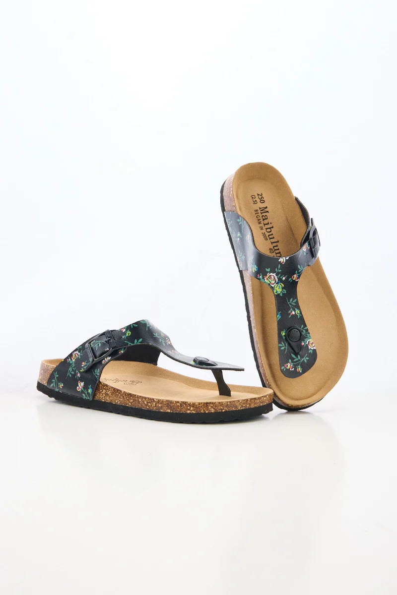 Maibulun | T-Strap Footbed Sandal - Rose - Image 9