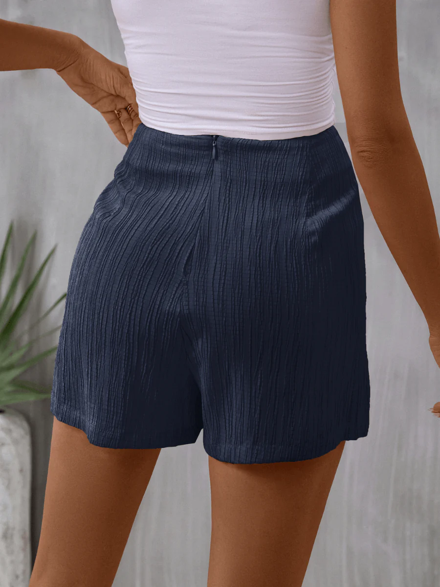 Mariah Side Tie Skort - Navy - Image 5