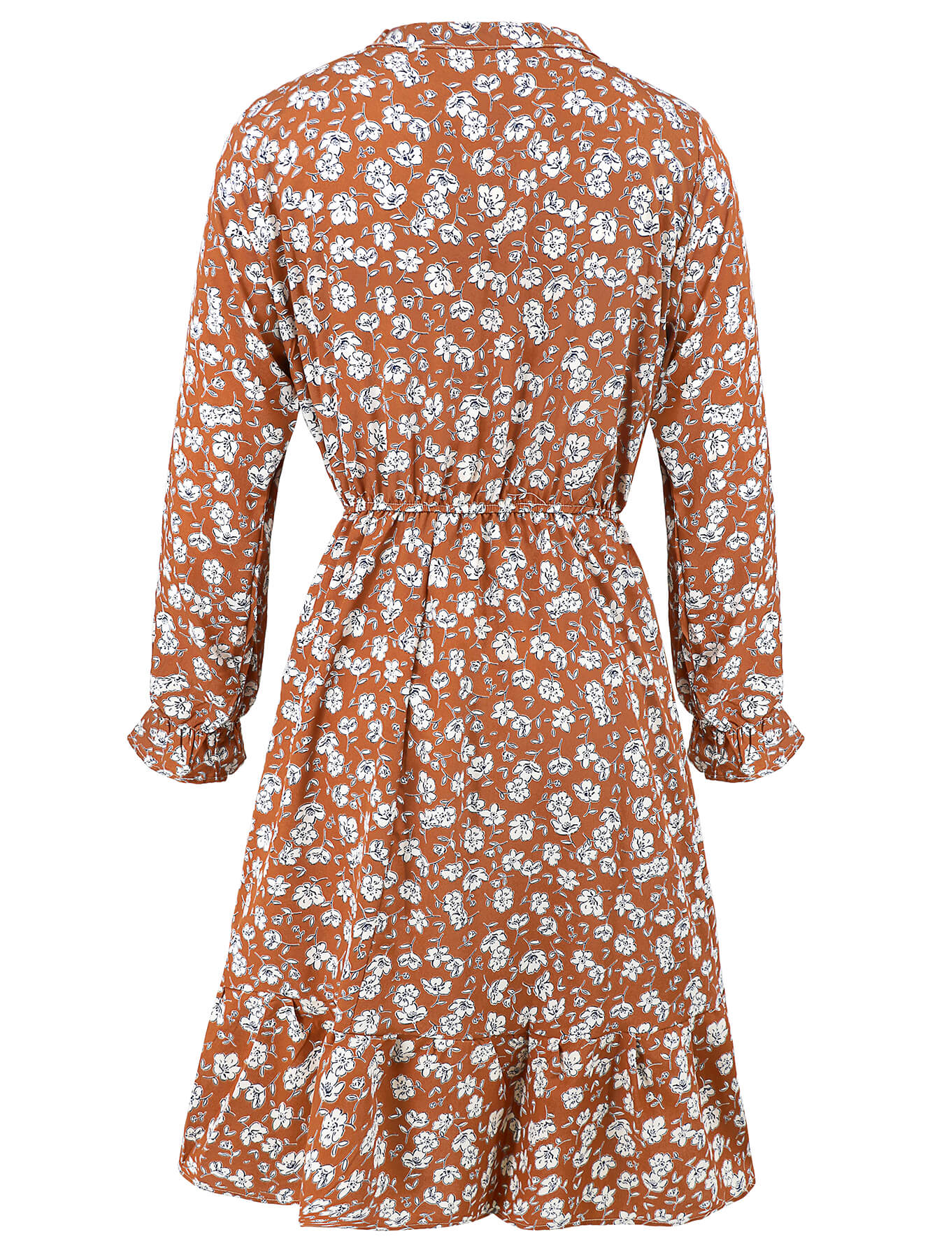 Minka Floral Long Sleeve Midi Dress - Image 11