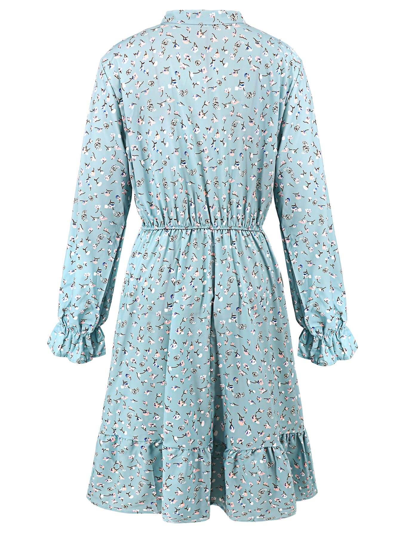 Minka Floral Long Sleeve Midi Dress - Image 8