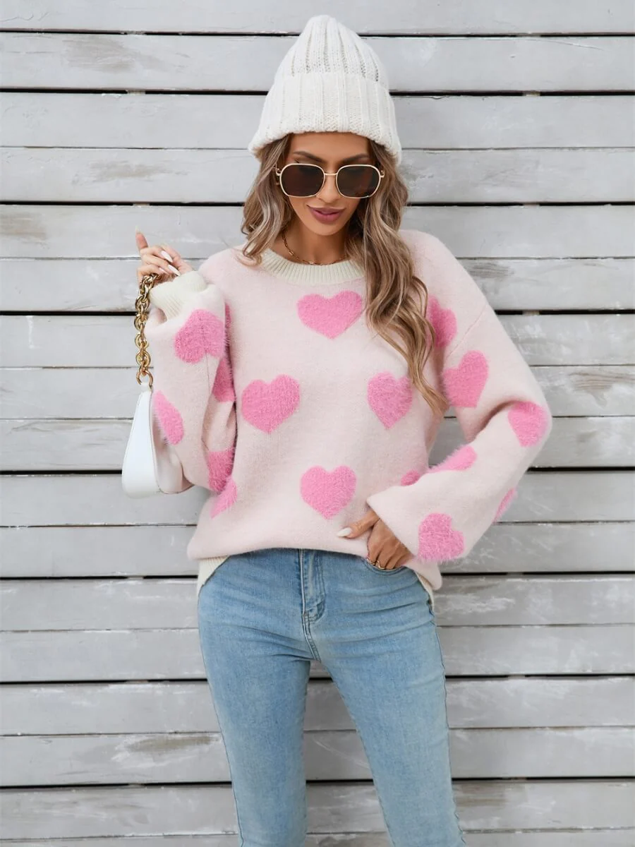 Mood Lift Heat Prints Sweater - Cream - Image 4