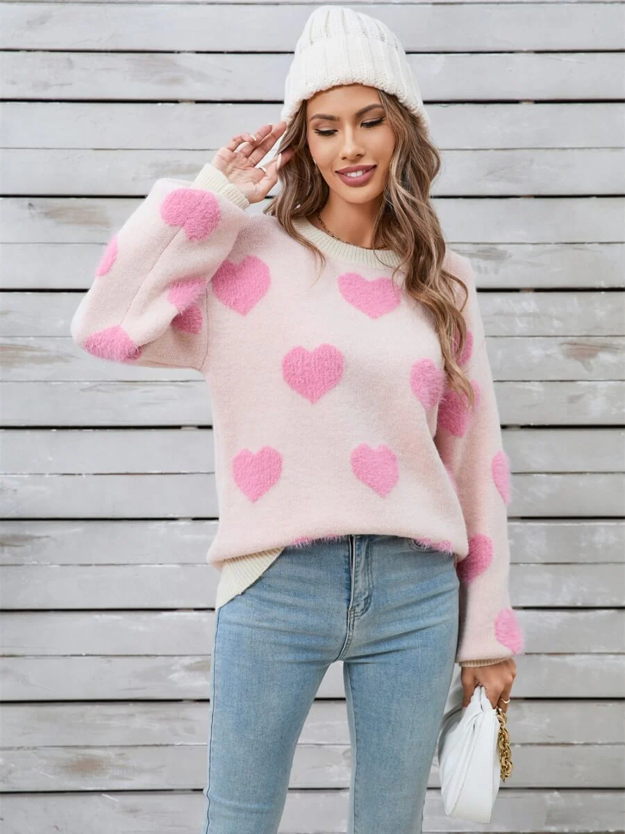 Mood Lift Heat Prints Sweater - Cream - Image 5