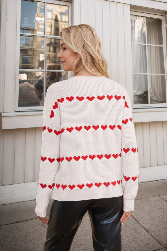 My Hearts Oversized Striped Pullover Sweater - Image 11