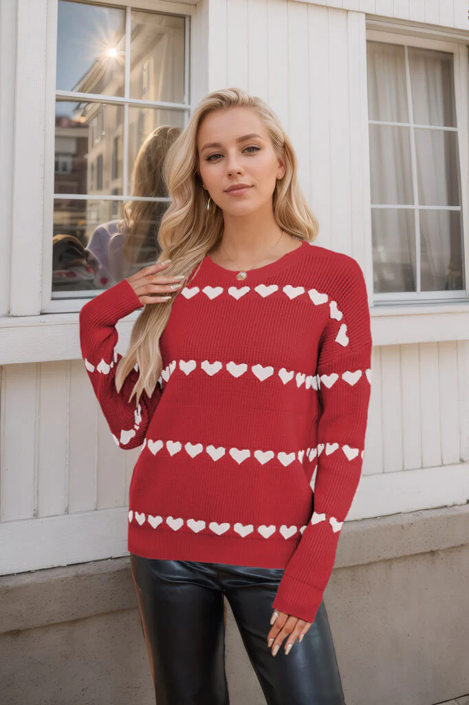My Hearts Oversized Striped Pullover Sweater - Image 13