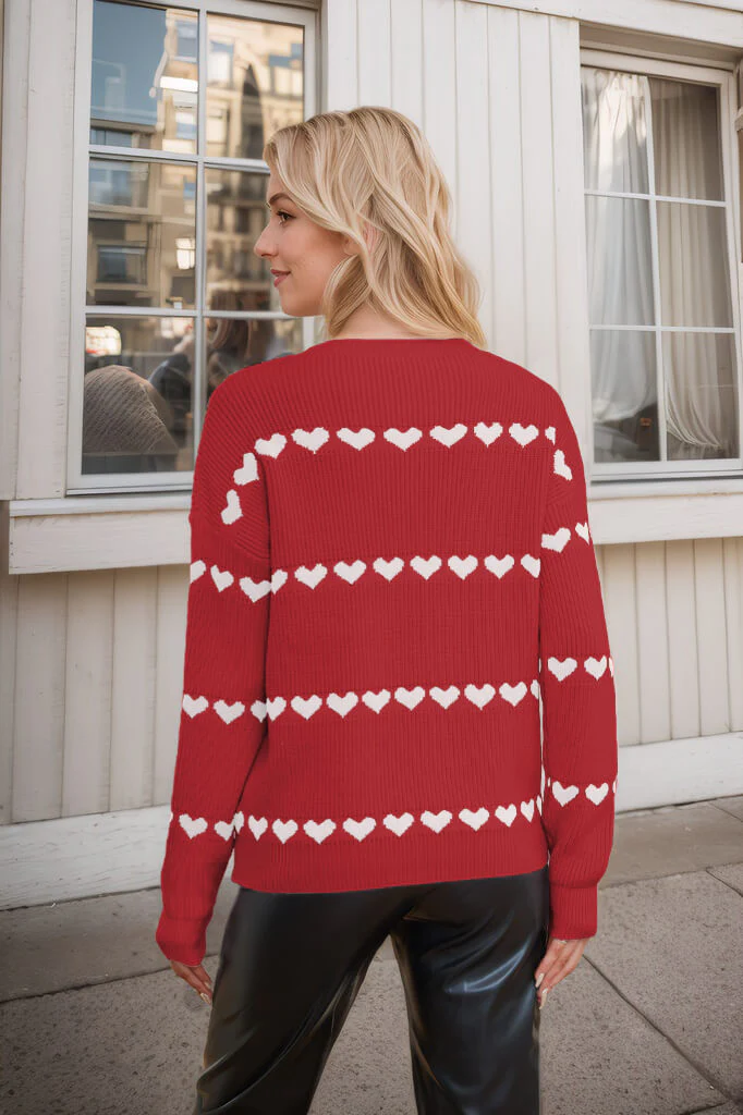 My Hearts Oversized Striped Pullover Sweater - Image 14