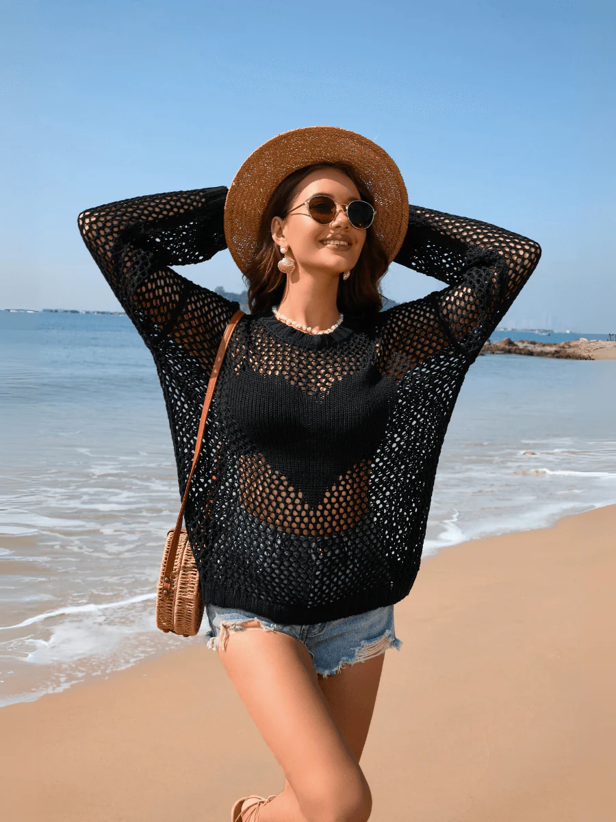 Novalie Cover Up Pullover Sweater - Image 6