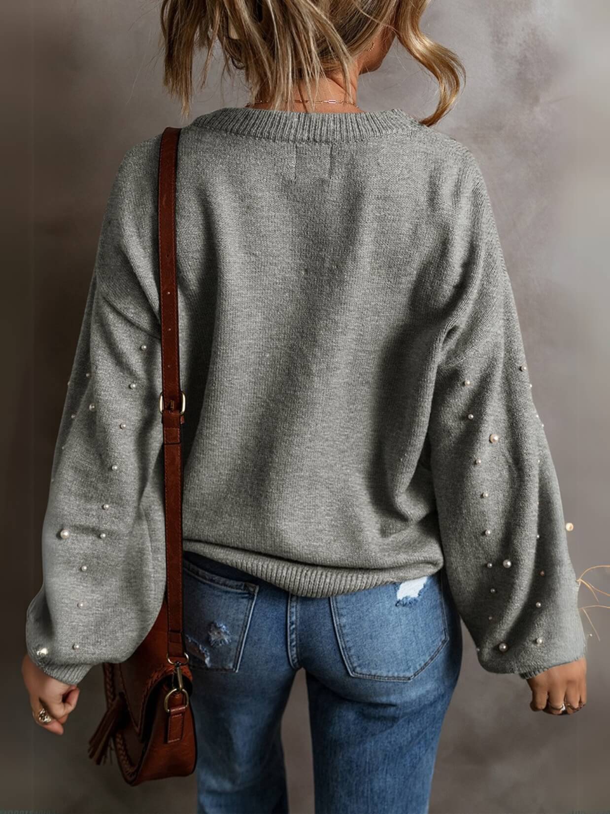 Oh My Darling Pearl Embellished Sweater - Image 10