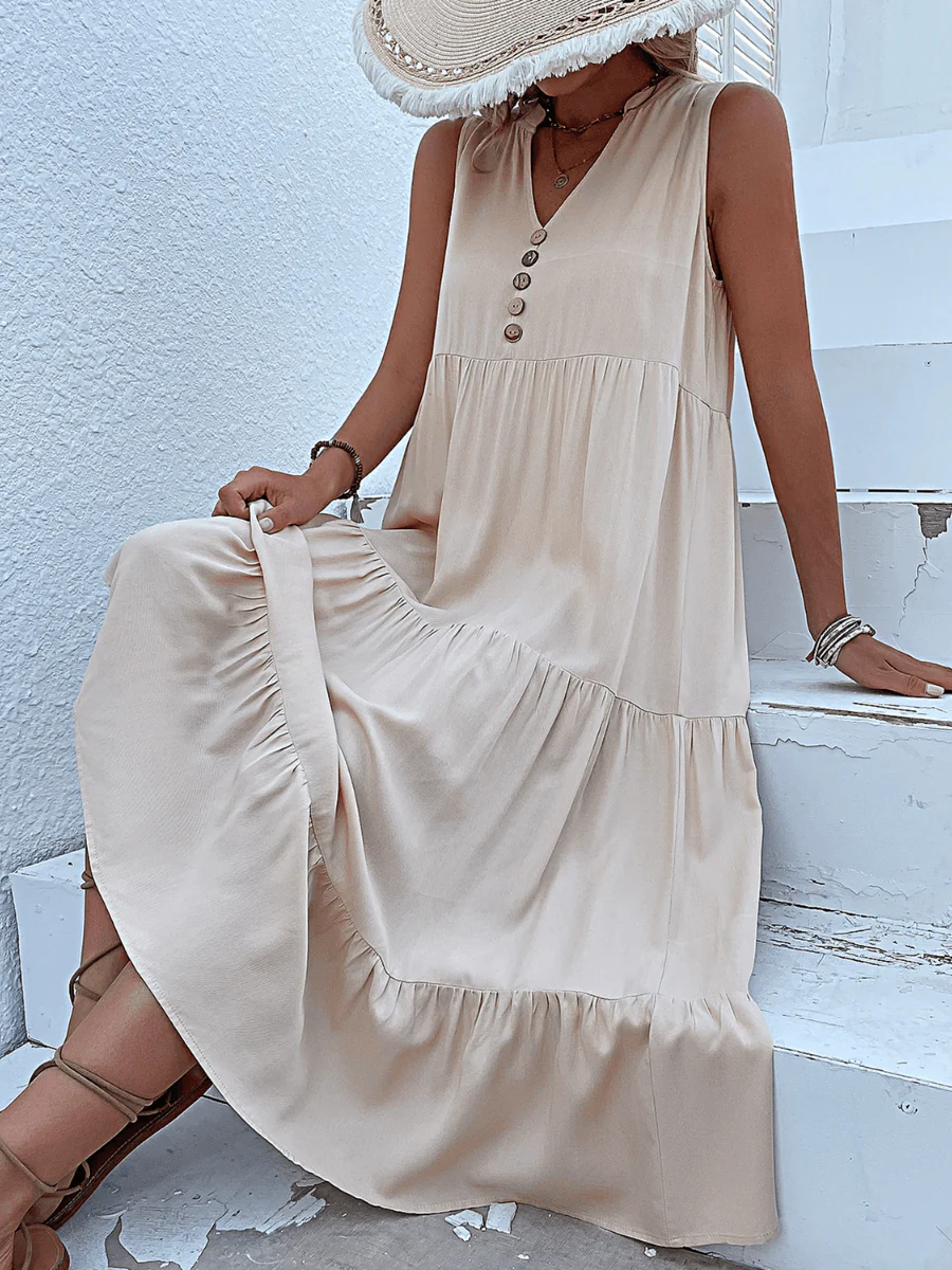 Olivian Tired Maxi Dress - Image 6