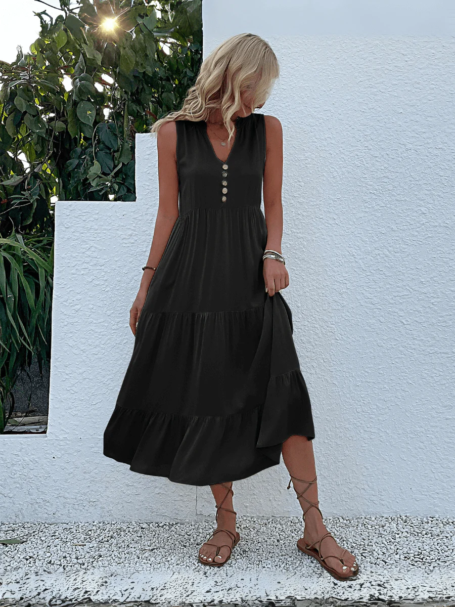 Olivian Tired Maxi Dress - Image 8