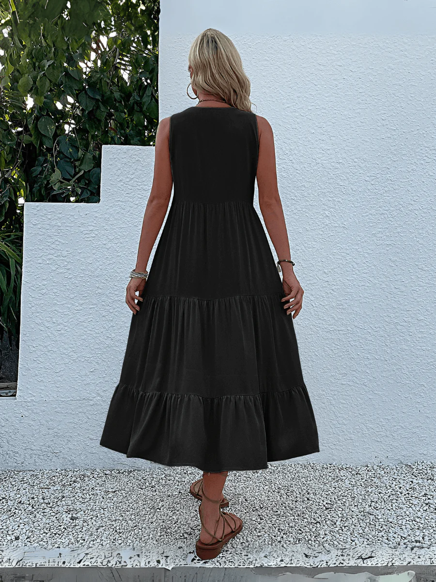 Olivian Tired Maxi Dress - Image 9