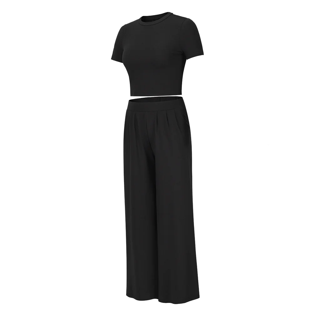 Ophelia Beach Lounge Matching Set - Black - Image 7