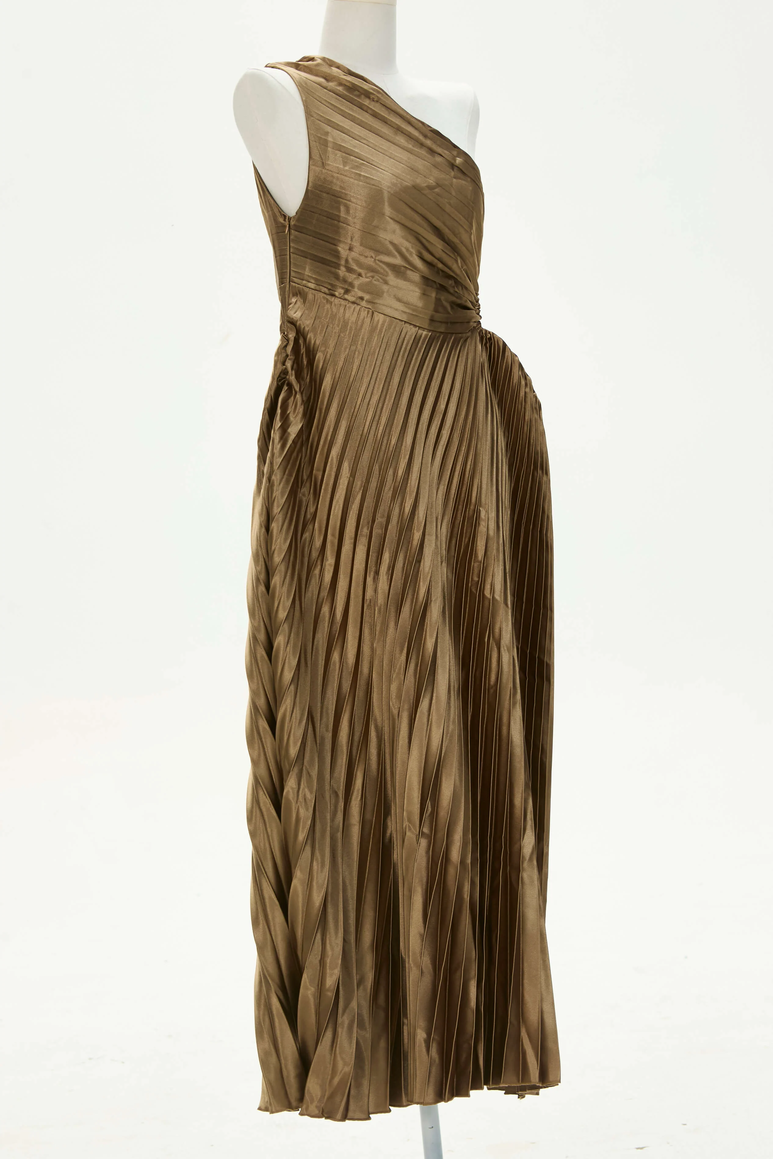 Party Day Glam One Shoulder Asymmetrical Maxi Dress - Image 7