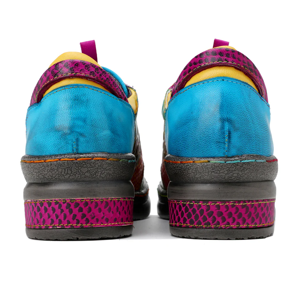 Soffia | Pink Your Eye Floral Leather Oxford - Image 8