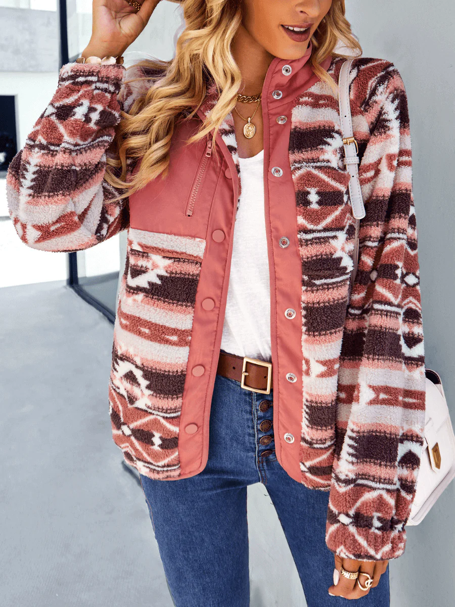 QUIRINIUS FLEECE JACKET - PINK